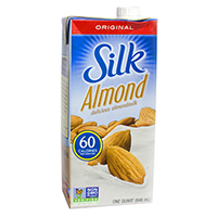 Silk Pure Almond Milk - Unsweetened online at Olivetreetrading